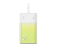 Powerbank Baseus Powerbank Popsicle 5200mAh 20W z kablem biało-zielony